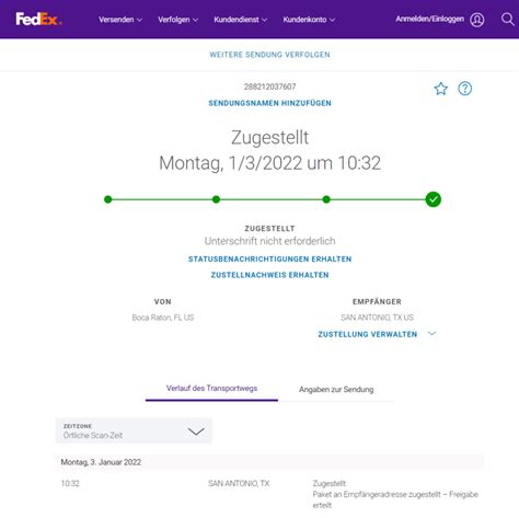 fedex sendungsverfolgung